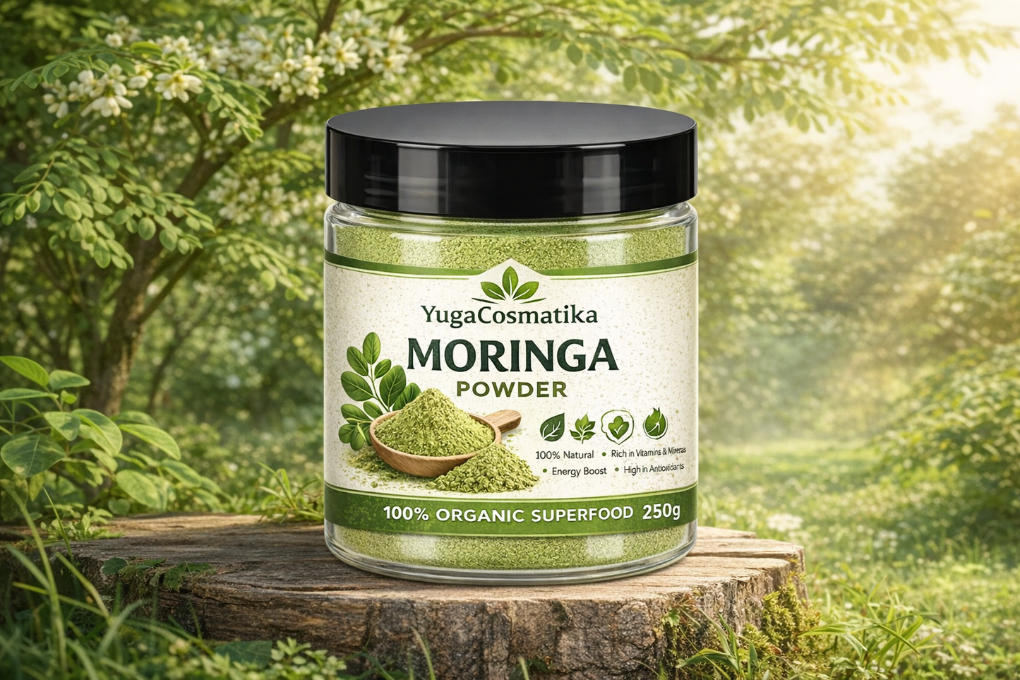 ORGANIC MORINGA POWDER 250 GRAM
