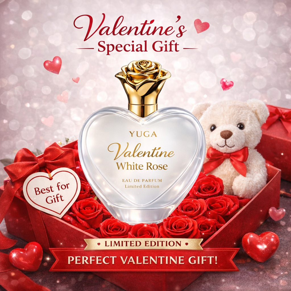 YUGA VALENTINE SPACIAL PERFUME RED ROSE EAU DE PARFUME LIMITED EDITION