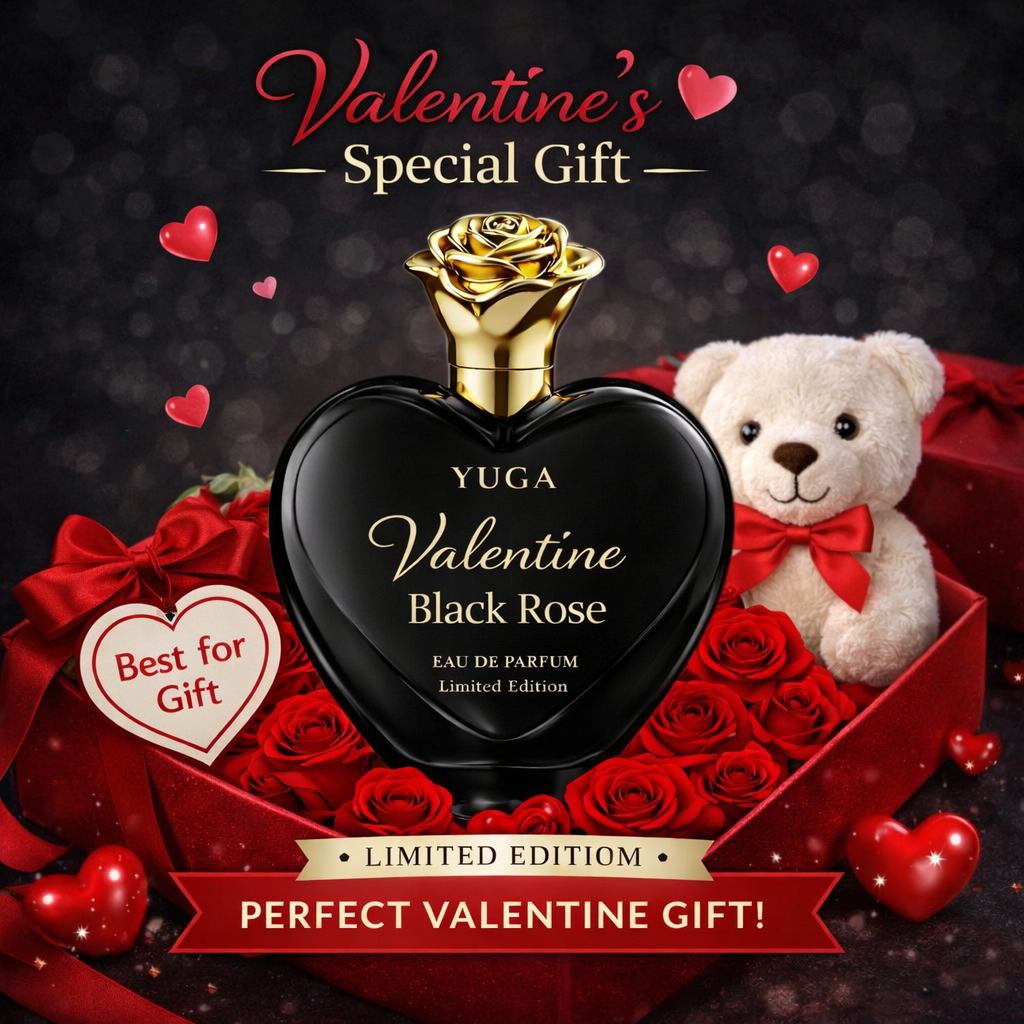 YUGA VALENTINE SPACIAL PERFUME RED ROSE EAU DE PARFUME LIMITED EDITION