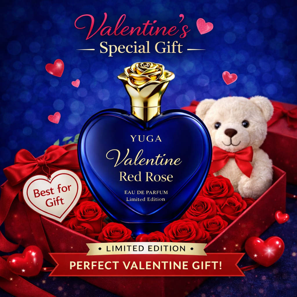 YUGA VALENTINE SPACIAL PERFUME RED ROSE EAU DE PARFUME LIMITED EDITION