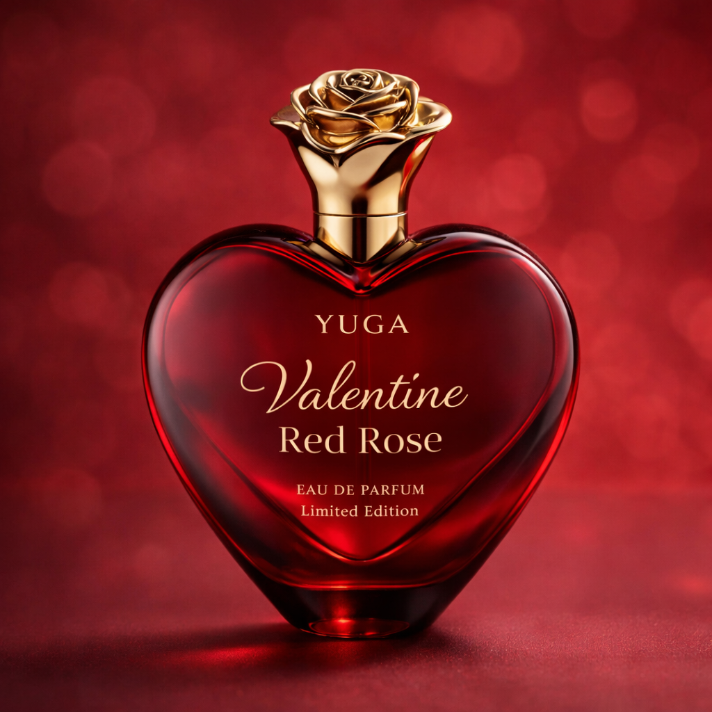 YUGA VALENTINE SPACIAL PERFUME RED ROSE EAU DE PARFUME LIMITED EDITION